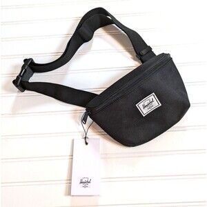 Herschel Fourteen Hip Pack Crossbody Adjustable Strap Black Classic Staple NWT